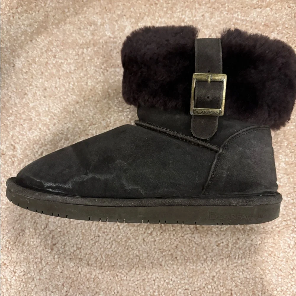 Bearpaw Abby‎ Chocolate Brown Suede Boots Size 6